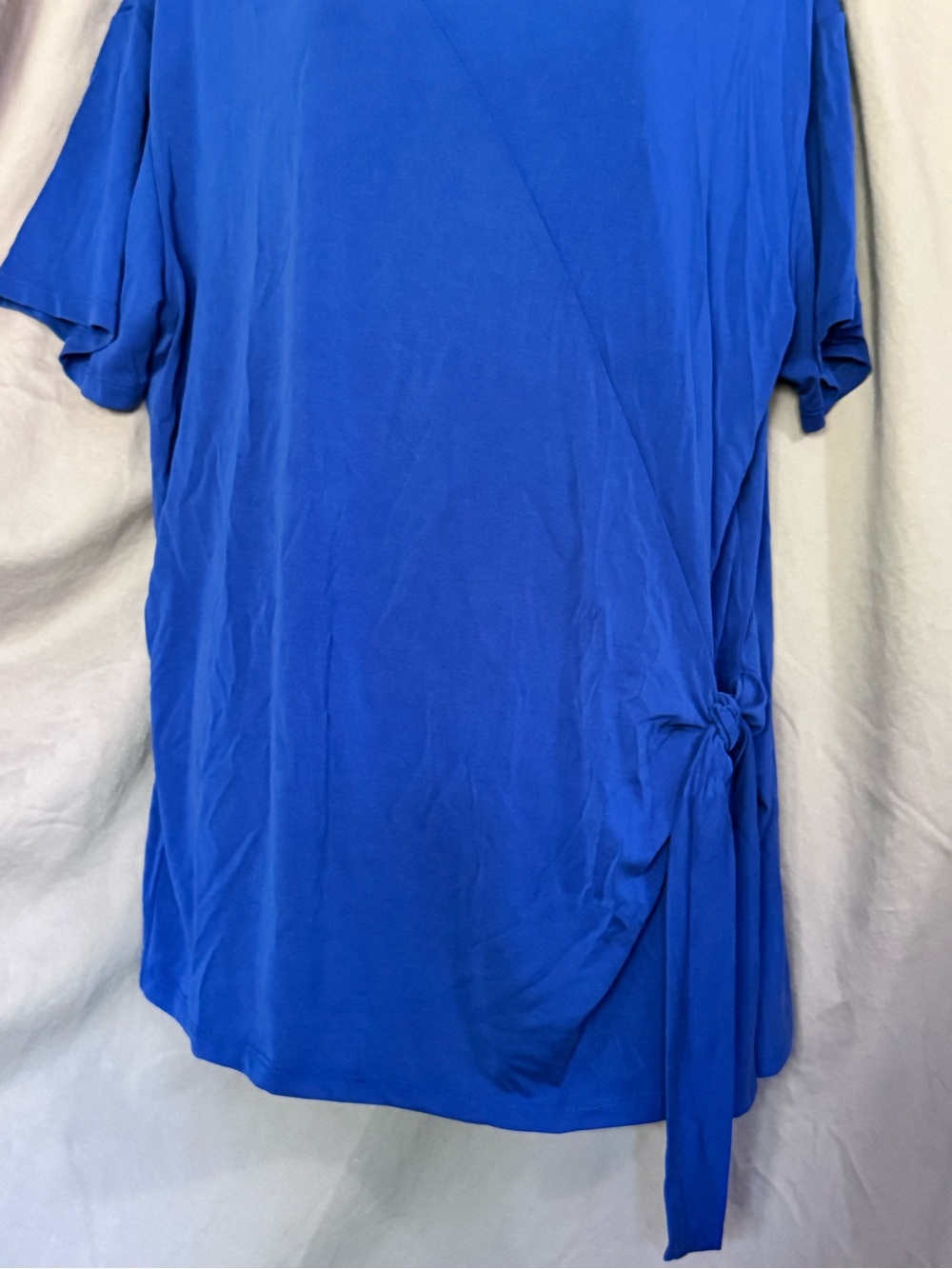 NWT Dex Royal Blue Side-Tie Tunic